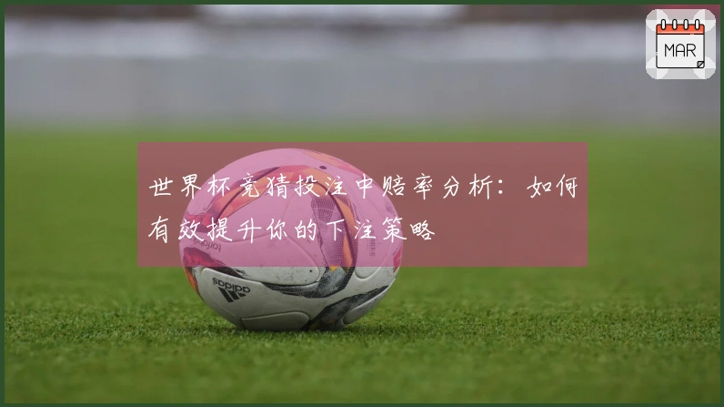 世界杯竞猜投注中赔率分析：如何有效提升你的下注策略