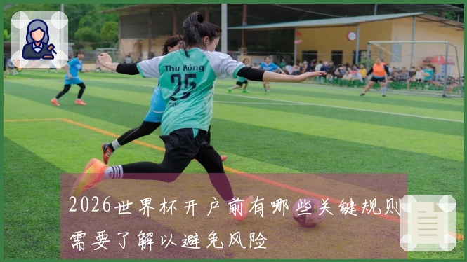 2026世界杯开户前有哪些关键规则需要了解以避免风险