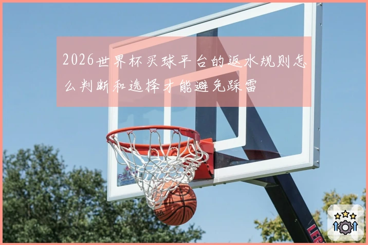 2026世界杯买球平台的返水规则怎么判断和选择才能避免踩雷